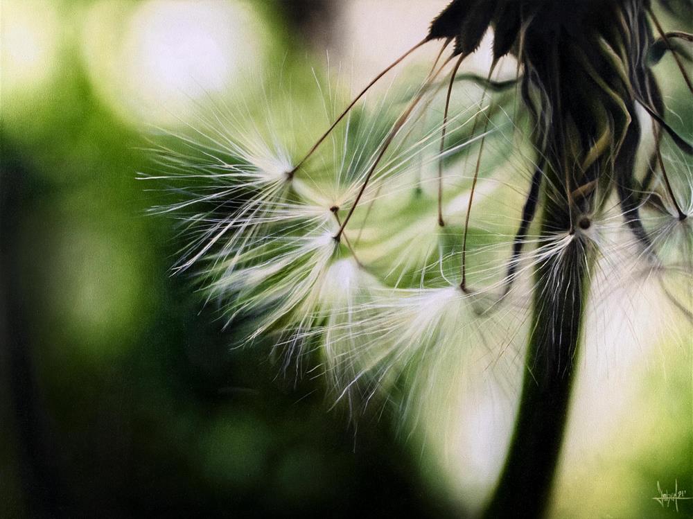 Pusteblume 80 x 60 cm - Malereien