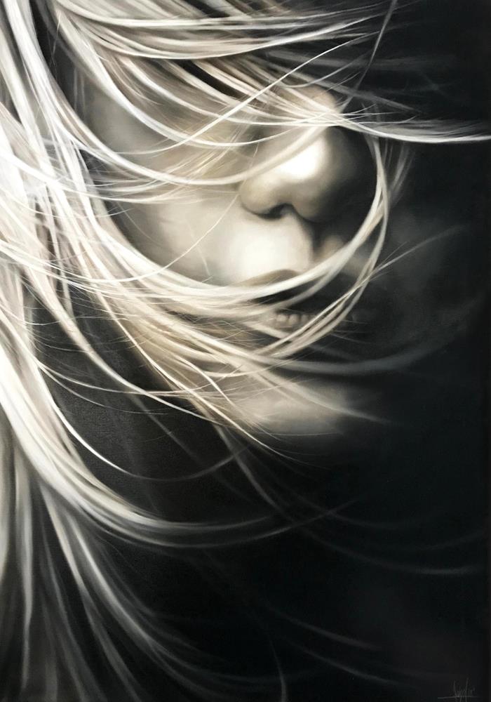 Cachée 100 x 70 cm - Malereien