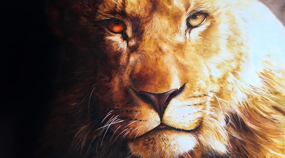Lion 180 x 100 cm - Peintures