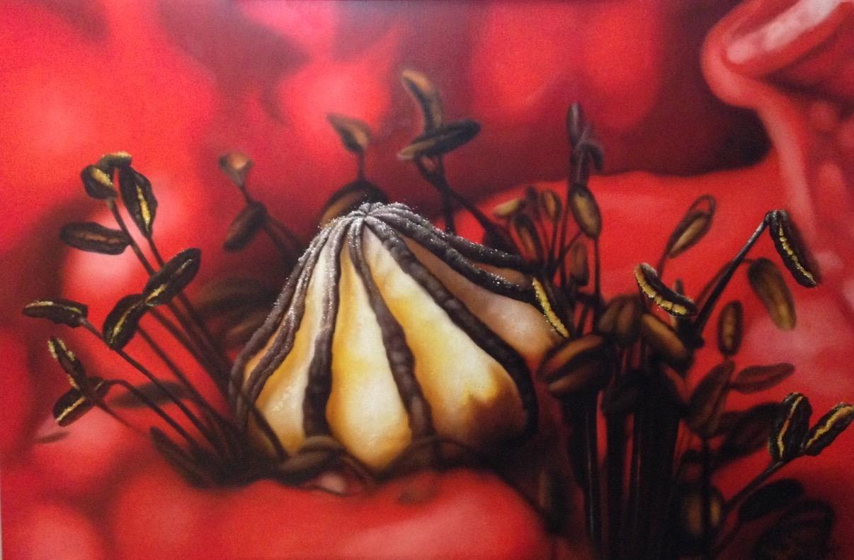 Red 80 x 60 cm - Malereien