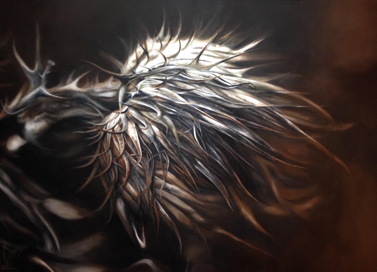 Thistle 120 x 80 cm - Malereien